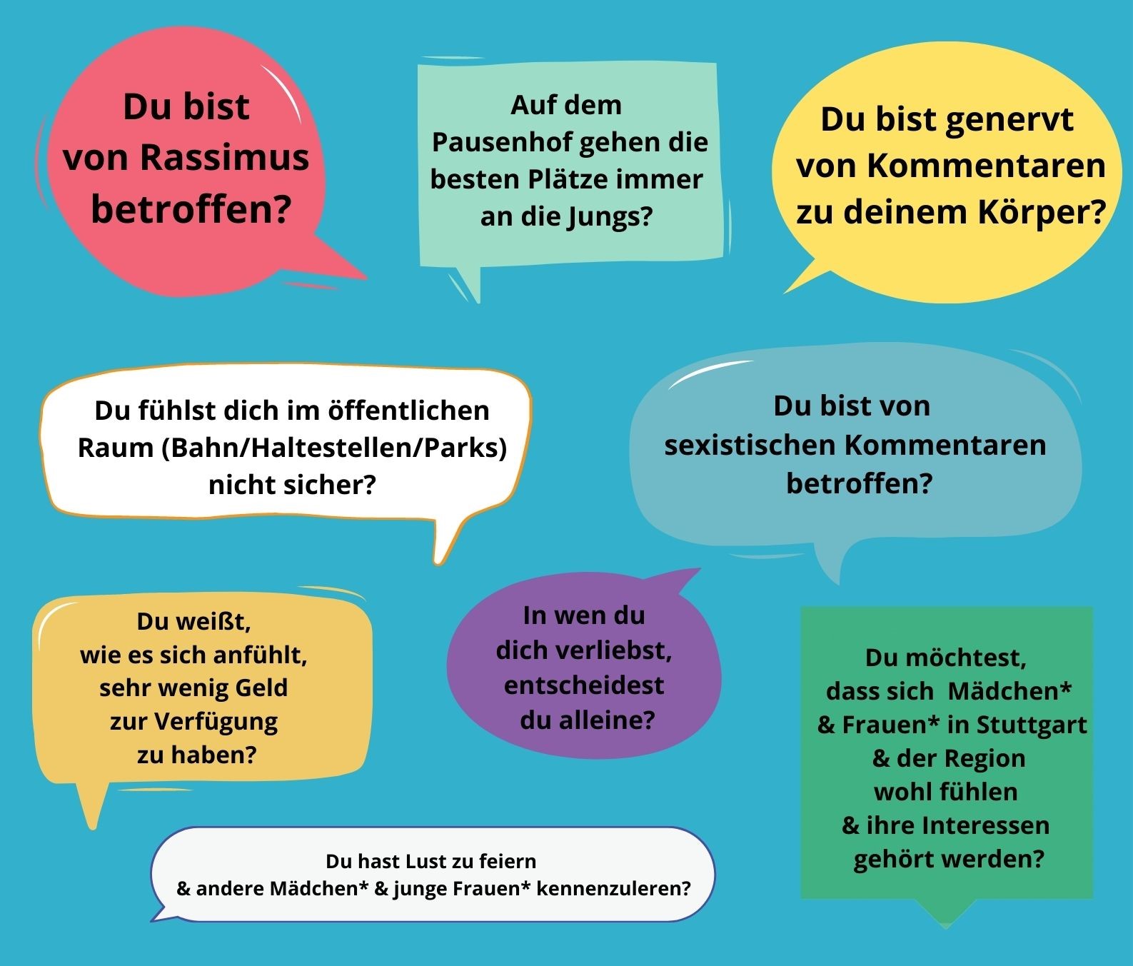 Politische Aktionen Weltmädchen*tag